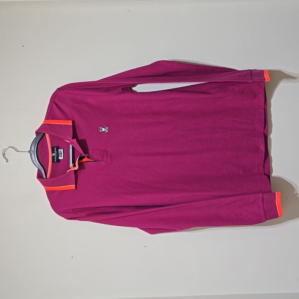 Psyco Bunny Men's Long Sleeve Polo
